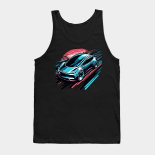 EV on Desert Highway Tank Top